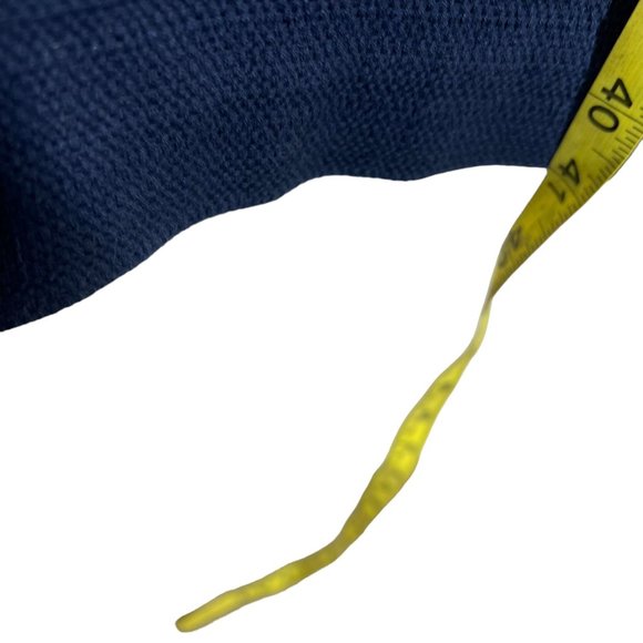 Boden Martha Navy Blue Woven Sleeveless Knee Length Sheath Dress 12 Tall - Picture 9 of 12